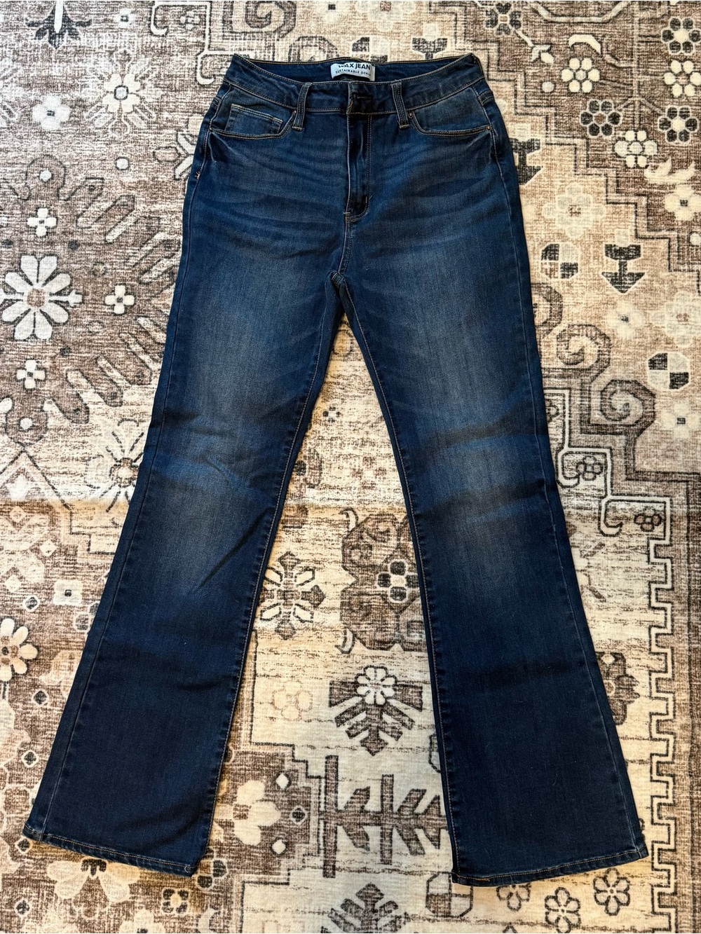 Wax Jean Dark Blue Flared Women's Jeans